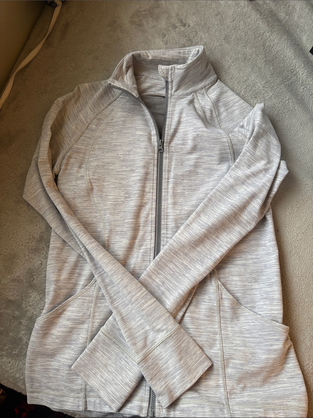 Light Gray Women’s Full-Zip Jacket